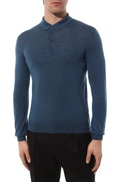 Поло из шерсти и шелка GRAN SASSO, арт. 57132/13190, фото 3