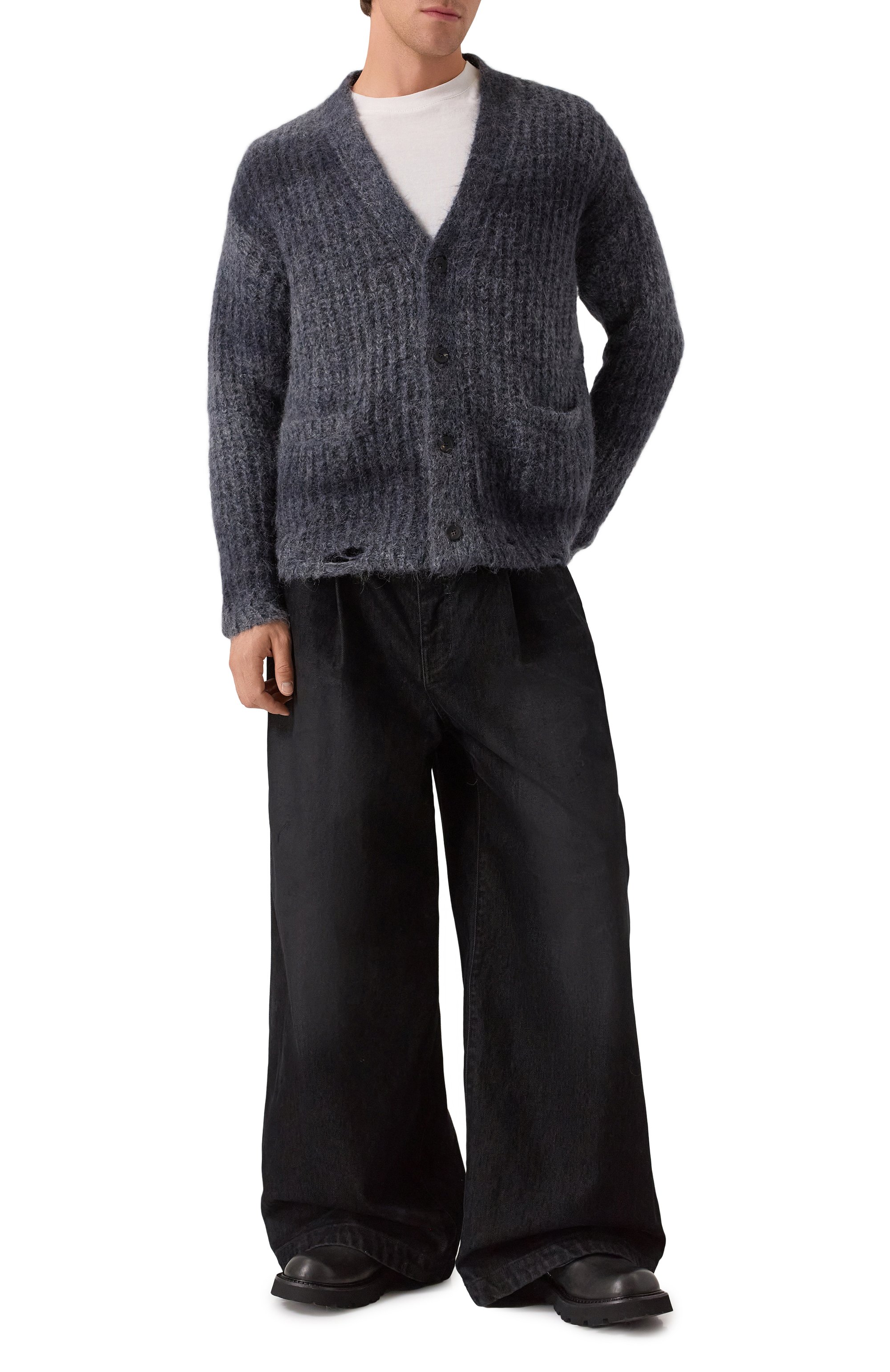 Шерстяной кардиган GIORGIO BRATO, арт. MGU26F502QUTM, фото 2
