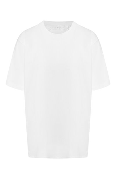 Женская хлопковая футболка VICTORIA, VICTORIA BECKHAM, арт. JYVV 072C PSS19 C0TT0N JERSEY