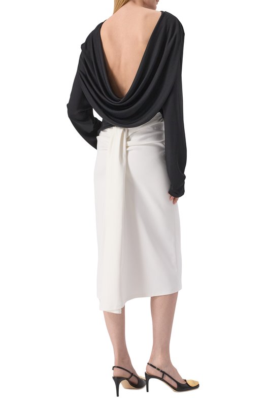 Топ из вискозы Jacquemus 25E251T0121 Чёрный  25E251T0121 Фото 2