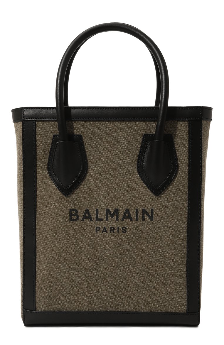 Женская хаки сумка-тоут b-army BALMAIN купить в интернет-магазине ЦУМ ...
