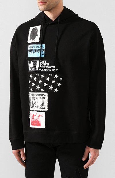 Хлопковое худи RAF SIMONS, арт. 201-164-19003, фото 3