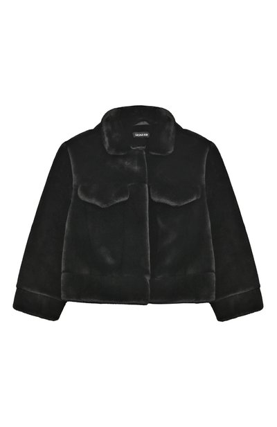 Куртка из экомеха carmen SASHA KIM черного цвета по цене 40900 руб., арт. УТ-00001437, фото 1 Куртка из экомеха carmen SASHA KIM, арт. УТ-00001437, фото 1