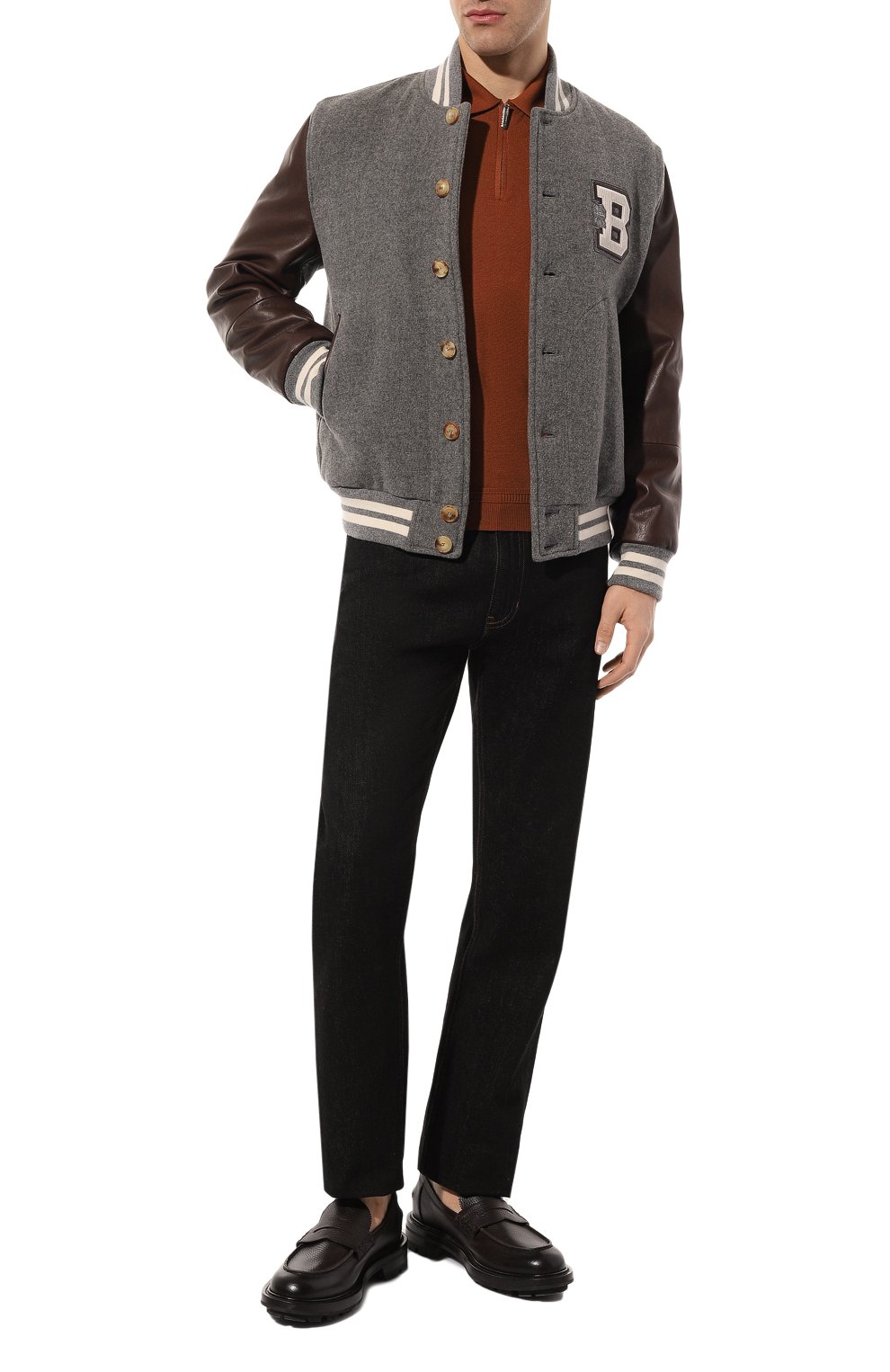 Комбинированный бомбер BRUNELLO CUCINELLI, арт. MY4141966, фото 2