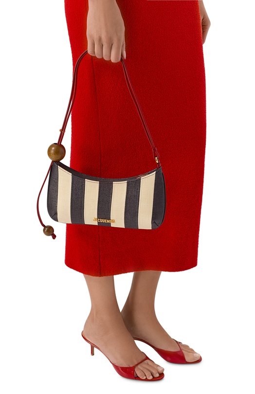 Сумка Le Bisou Perle Jacquemus 26EBAW00057/AE00076 Чёрно-белый  26EBAW00057/AE00076 Фото 2