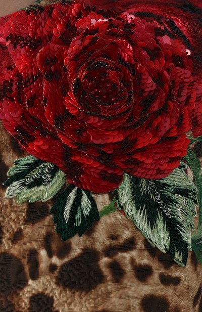 Хлопковое платье с принтом DOLCE & GABBANA, арт. F6UI8Z/HSMV6, фото 5