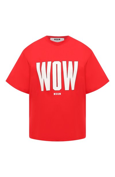 Женская хлопковая футболка MSGM, арт. 2741MDM164 195797