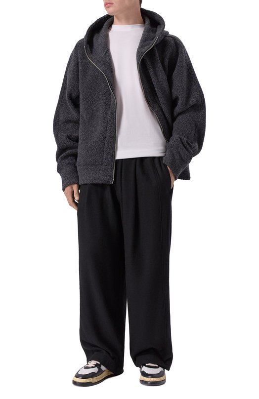 Брюки из шерсти и вискозы Andrea Ya'aqov 25M0RC40/W00L CASHMERE Чёрный  25M0RC40/W00L CASHMERE Фото 2