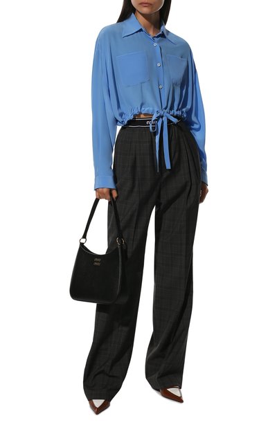 Шелковая блузка MIU MIU, арт. MK1629-102-F0237, фото 2