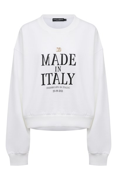 Женский хлопковый свитшот DOLCE & GABBANA, арт. F9L05Z/G7C5I