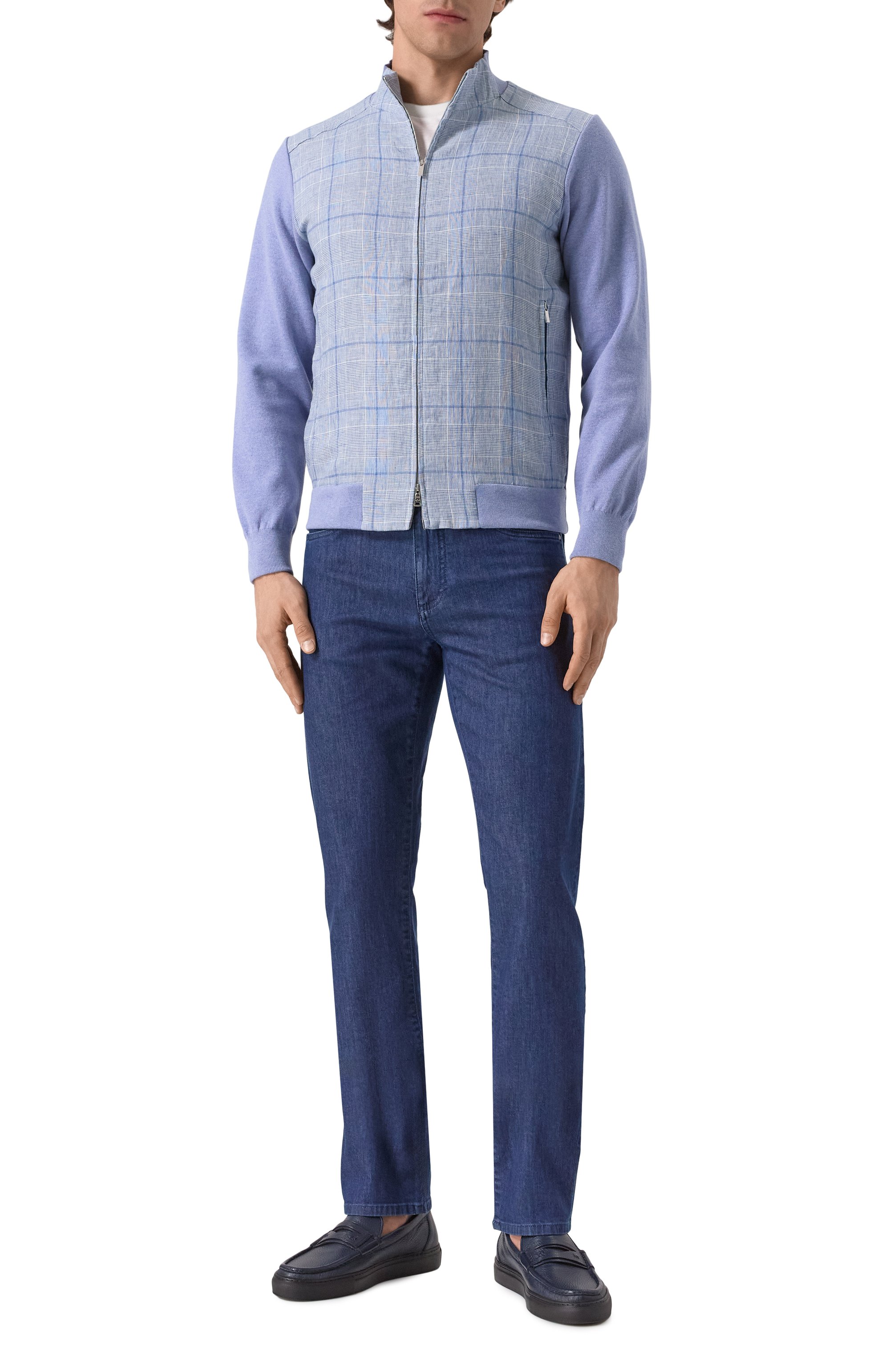 Кожаные пенни-лоферы ARTIOLI темно-синего цвета по цене 119500 руб., арт. 858/BIS/S0FT KID, фото 2 Кожаные пенни-лоферы ARTIOLI, арт. 858/BIS/S0FT KID, фото 2