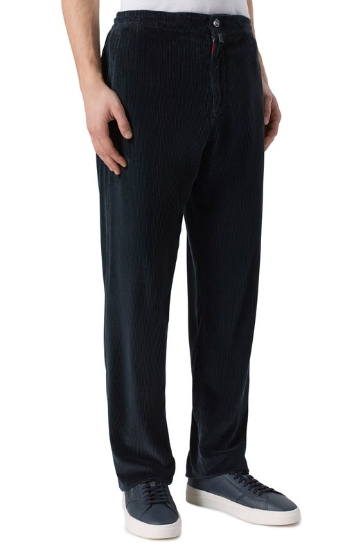 Вельветовые брюки Kiton UPLACRK0138H22 Чёрный  UPLACRK0138H22 Фото 3