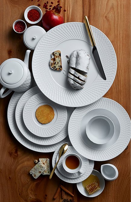 Соусник twist blanc BERNARDAUD белого цвета, арт. 1836/133 | Фото 2 (Ограничения доставки: fragile-2)
