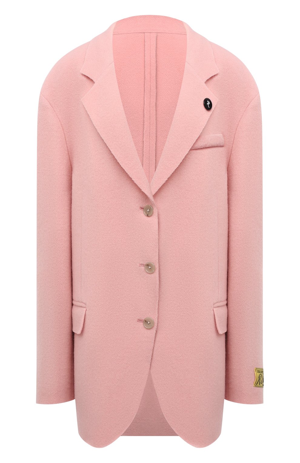 Шерстяной жакет RAF SIMONS светло-розового цвета по цене 198000 руб., арт. 212-W543-25020, фото 1 Шерстяной жакет RAF SIMONS, арт. 212-W543-25020, фото 1