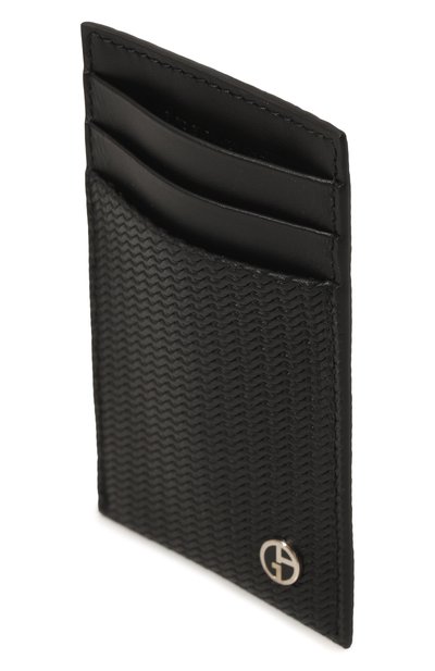 Кожаный футляр для кредитных карт GIORGIO ARMANI черного цвета по цене 39750 руб., арт. Y2R697/YS16E, фото 3 Кожаный футляр для кредитных карт GIORGIO ARMANI, арт. Y2R697/YS16E, фото 3