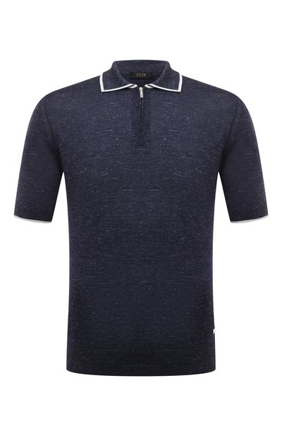 Мужская поло из шерсти и шелка ZILLI, арт. KZP002M0345VHEM00
