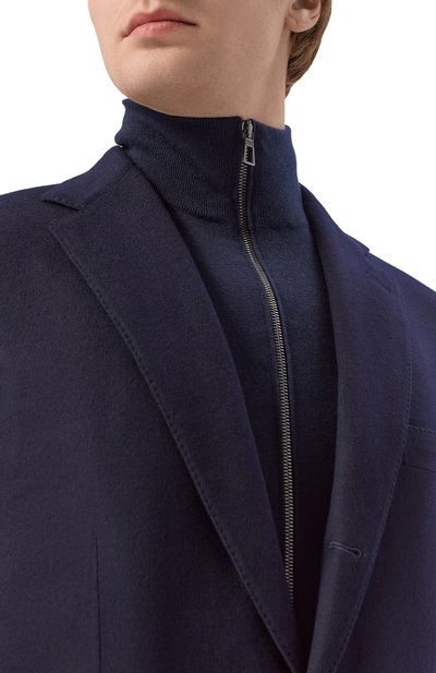 Кашемировый пиджак LORO PIANA темно-синего цвета по цене 799500 руб., арт. FAM8684, фото 5 Кашемировый пиджак LORO PIANA, арт. FAM8684, фото 5