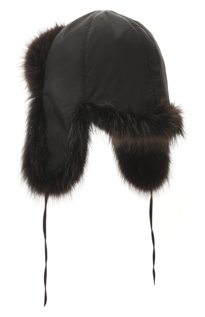 Шапка-ушанка джими с отделкой из меха енота FURLAND, арт. 0208913910001300003, фото 2