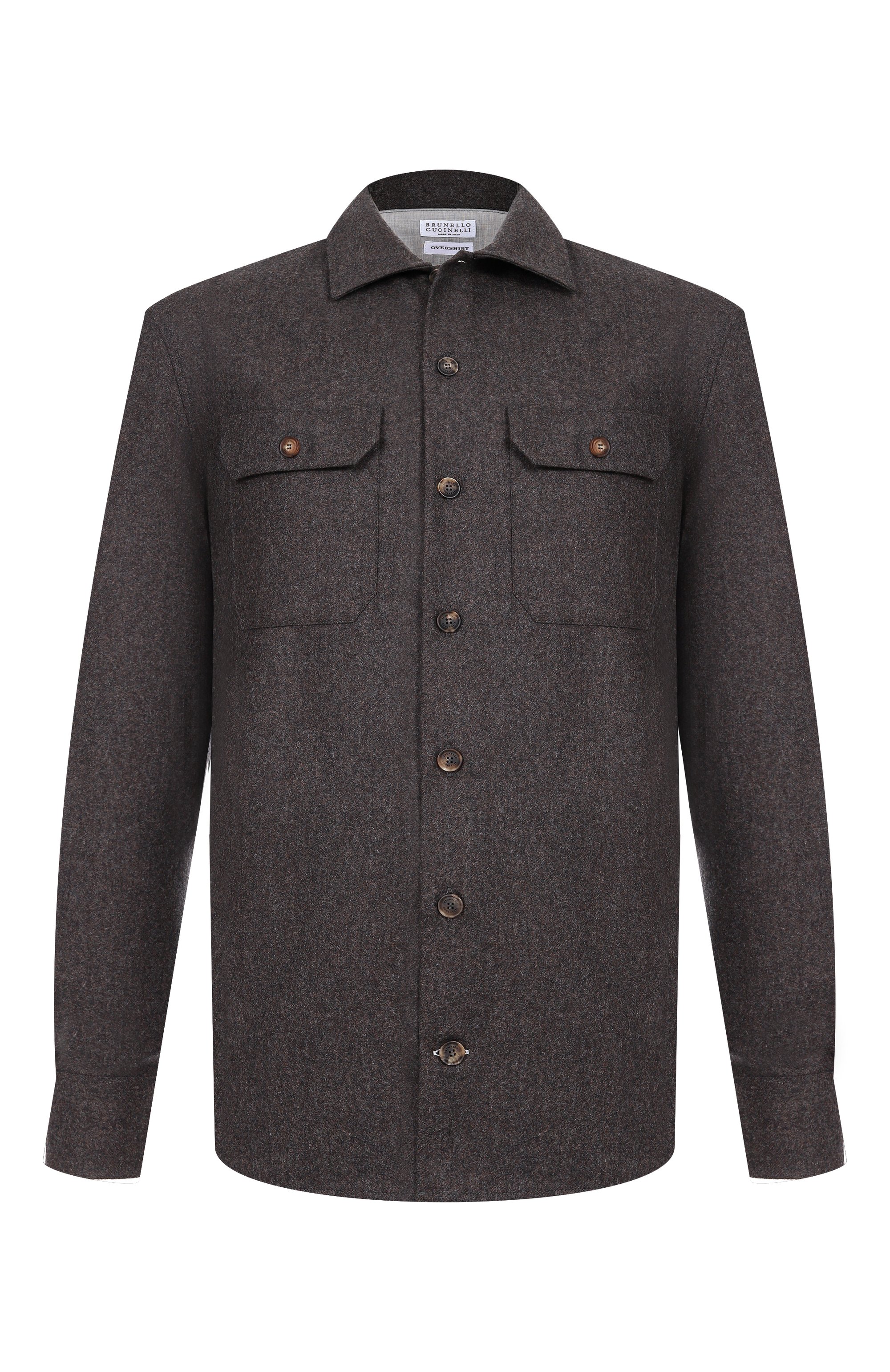 Шерстяная рубашка BRUNELLO CUCINELLI, арт. M038P0720, фото 1
