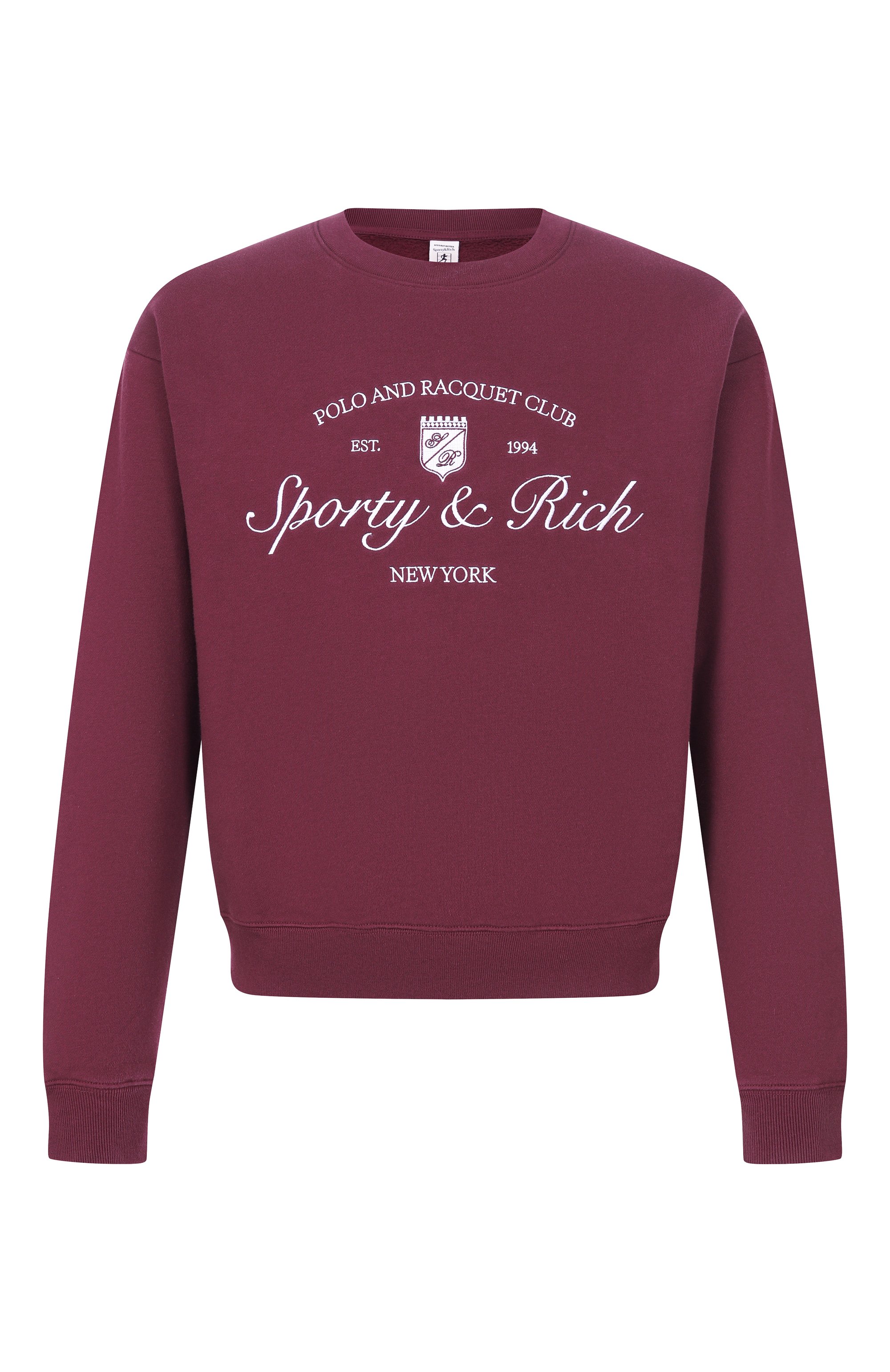 Хлопковый свитшот SPORTY AND RICH, арт. ST09875412RE02, фото 1