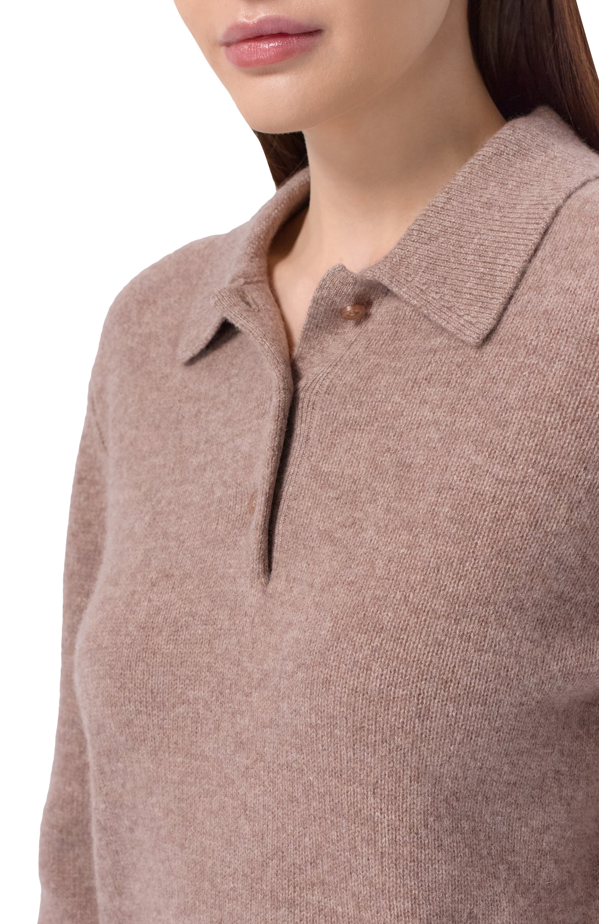 Поло из кашемира и шерсти SPORTY AND RICH, арт. WS07466302BE24, фото 5