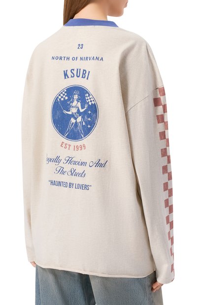 Хлопковый лонгслив KSUBI, арт. WPF25TE006, фото 4