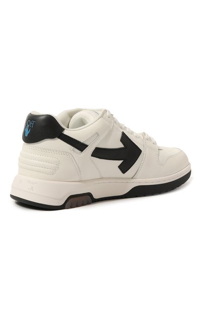 Кожаные кеды out of office OFF-WHITE, арт. OMIA189C99LEA0040110, фото 5