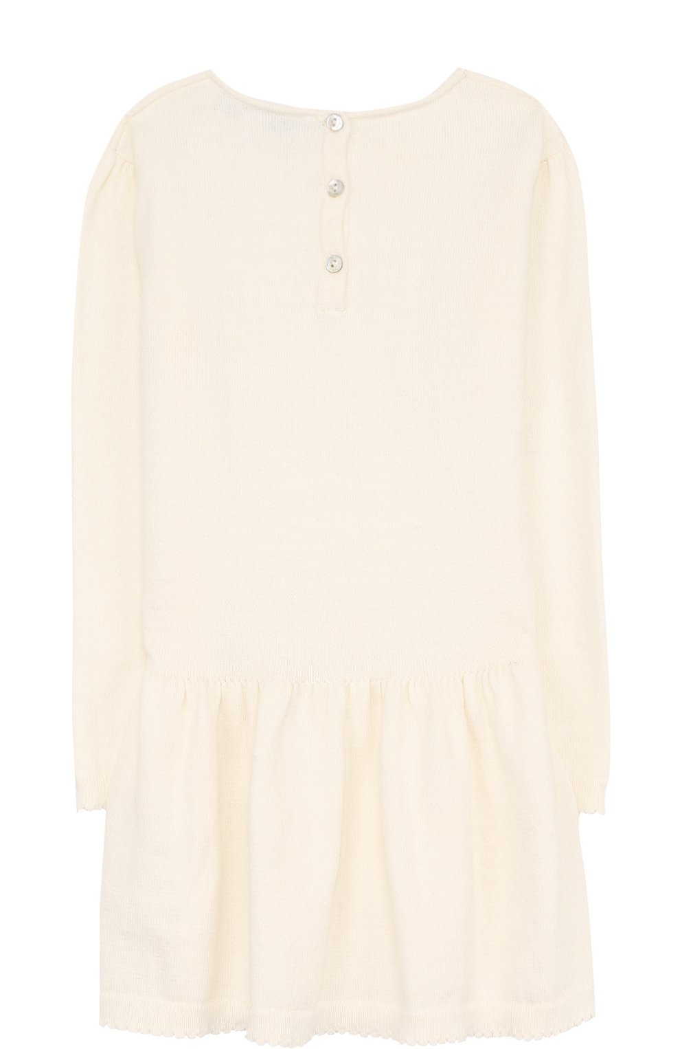 Платье из смеси хлопка и кашемира с вышивкой бисером TARTINE ET CHOCOLAT, арт. TK30011/2A-3A, фото 2