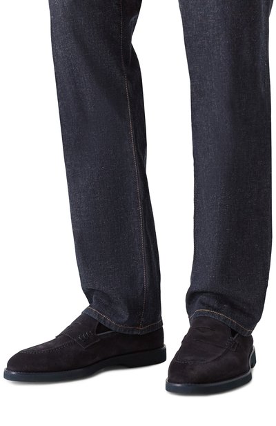 Замшевые пенни-лоферы DOUCAL'S, арт. DU3294SAL0UF009B, фото 3