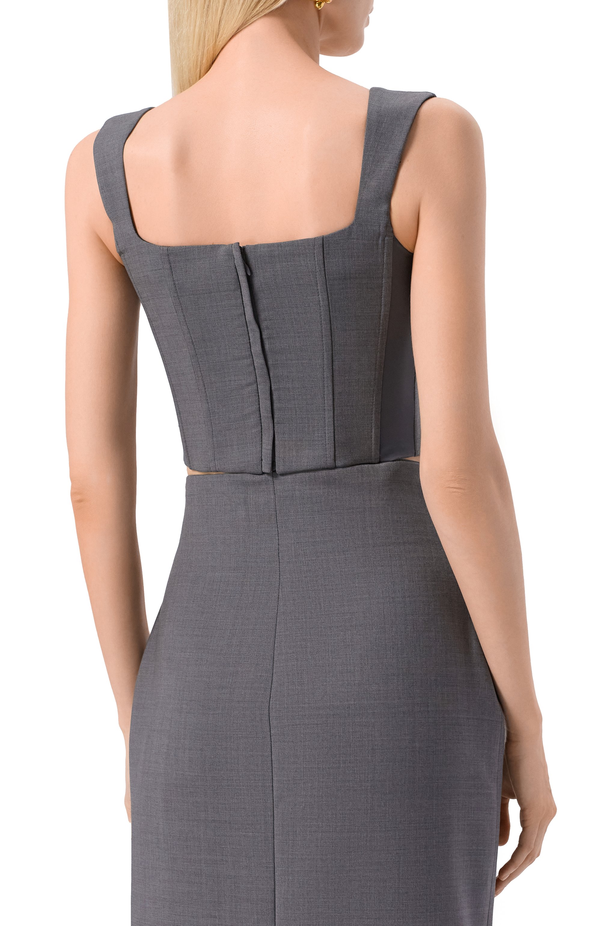 Шерстяной топ-корсет GIUSEPPE DI MORABITO, арт. 05FWT0196 05327A, фото 4