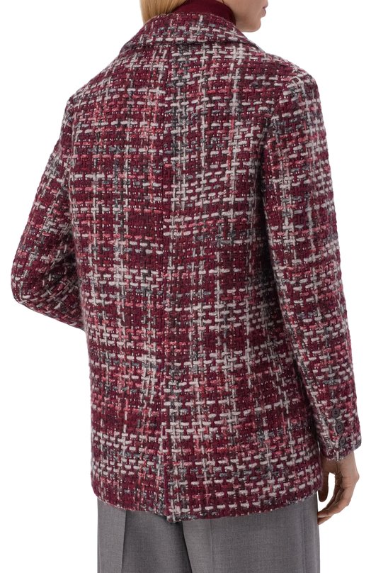 Твидовый жакет MVST M25.1MW.J002/UBERTIN0 1177 Бордовый  M25.1MW.J002/UBERTIN0 1177 Фото 4