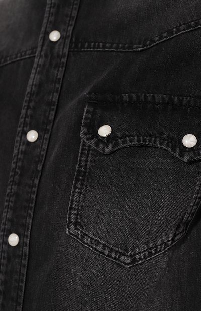 Джинсовая рубашка LESYANEBO, арт. FW23/DENIMSHIRT01, фото 5