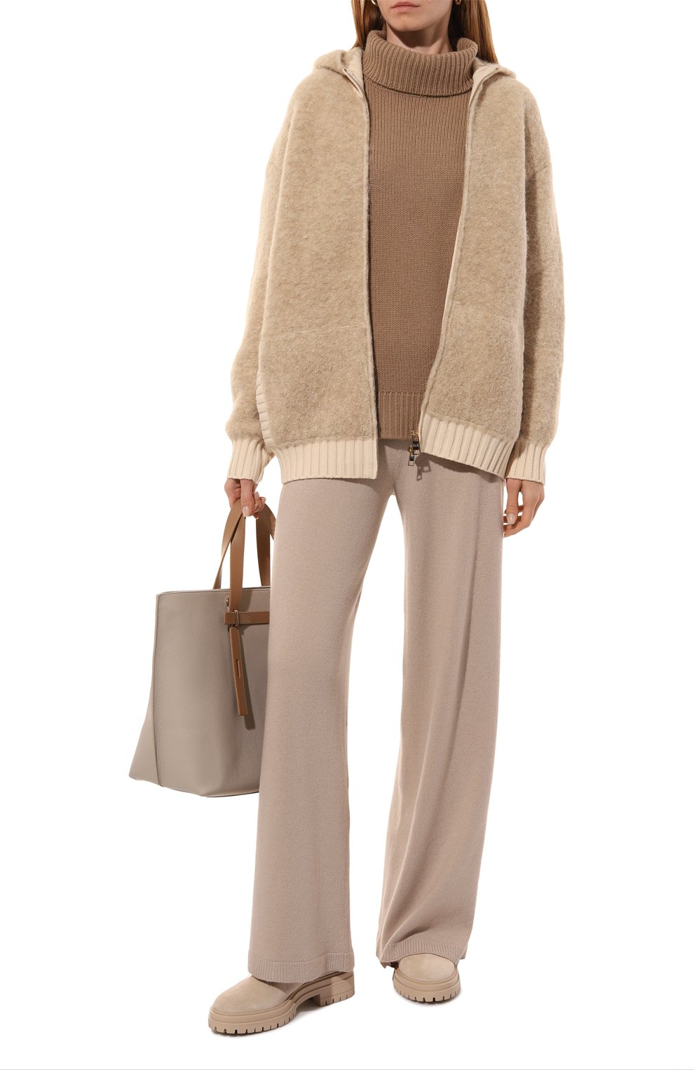 Шерстяной кардиган D.EXTERIOR бежевого цвета по цене 79950 руб., арт. 59653, фото 2 Шерстяной кардиган D.EXTERIOR, арт. 59653, фото 2