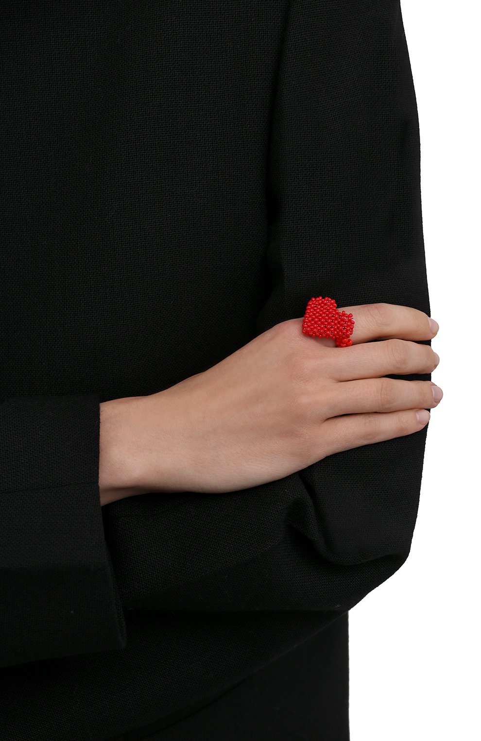 Кольцо сердце HIAYNDERFYT красного цвета по цене 3080 руб., арт. 1-1RHRTRB, фото 2 Кольцо сердце HIAYNDERFYT, арт. 1-1RHRTRB, фото 2