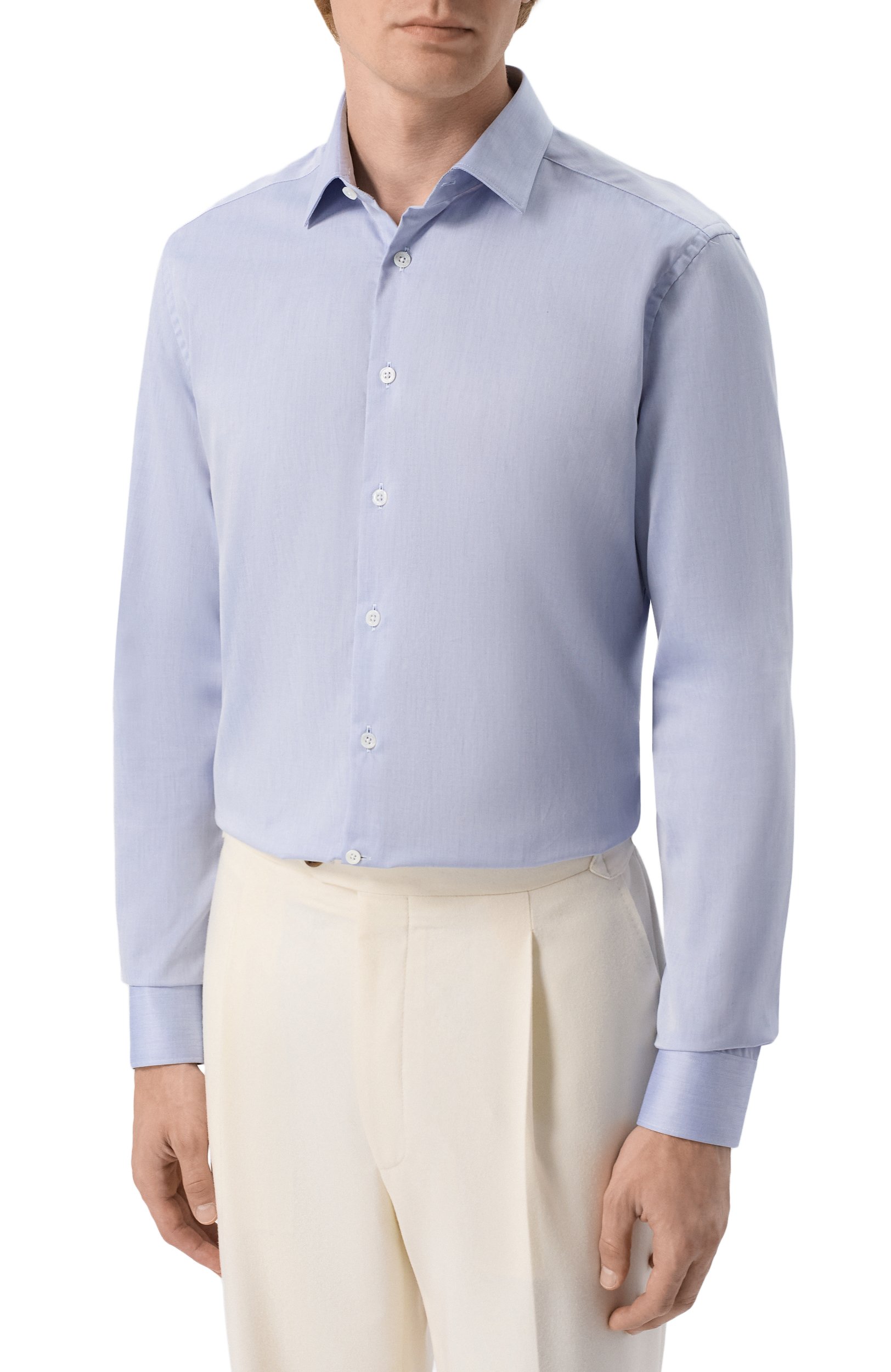 Хлопковая сорочка CORNELIANI, арт. 28P010/2A11409, фото 3