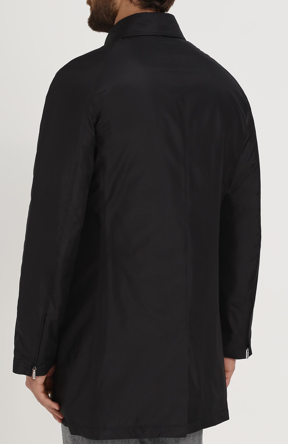 Пуховый плащ на молнии прямого кроя  ZILLI, арт. A0TIMB-30036/3500, фото 4