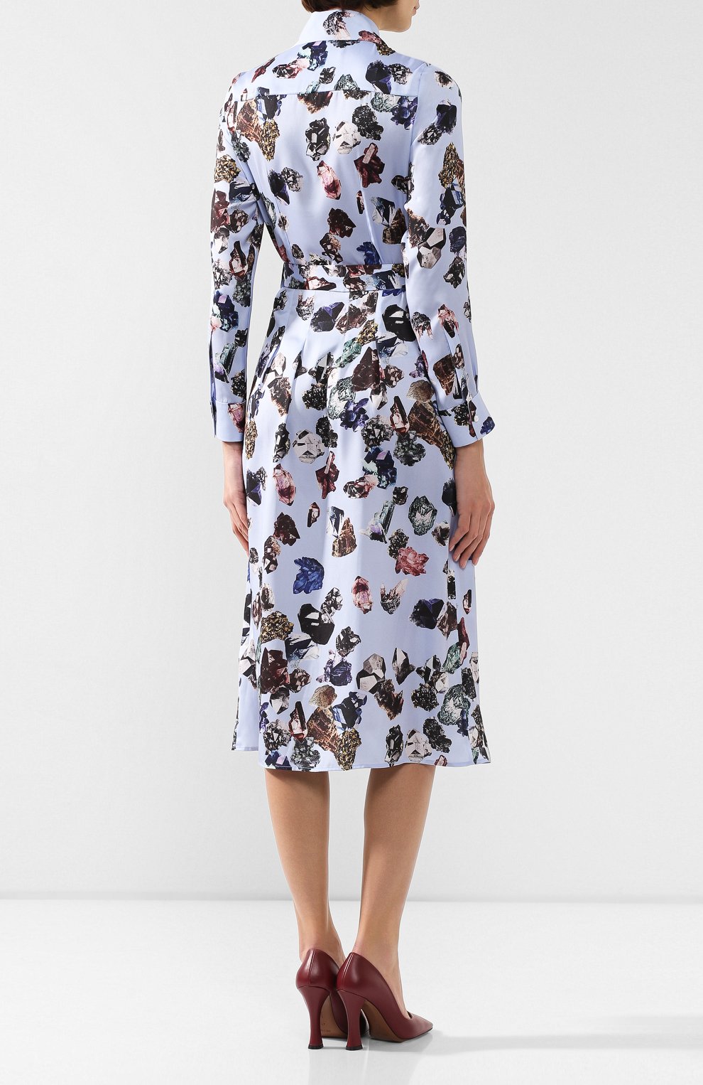 Платье с поясом VICTORIA, VICTORIA BECKHAM, арт. 2419WDR000127A, фото 4