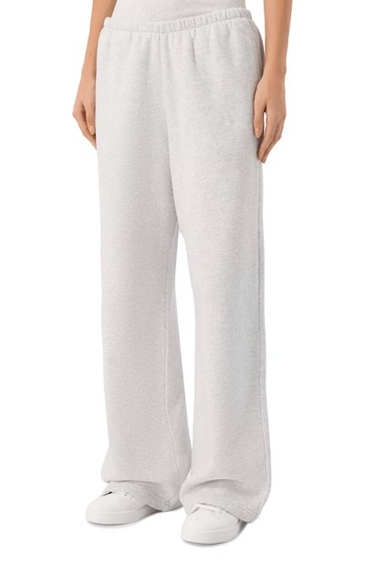 Хлопковые брюки SPORTY AND RICH светло-серого цвета по цене 27150 руб., арт. PA08284300GY03, фото 3 Хлопковые брюки SPORTY AND RICH, арт. PA08284300GY03, фото 3