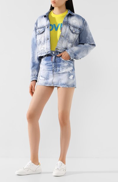 Джинсовая юбка DSQUARED2, арт. S72MA0789/S30309, фото 2