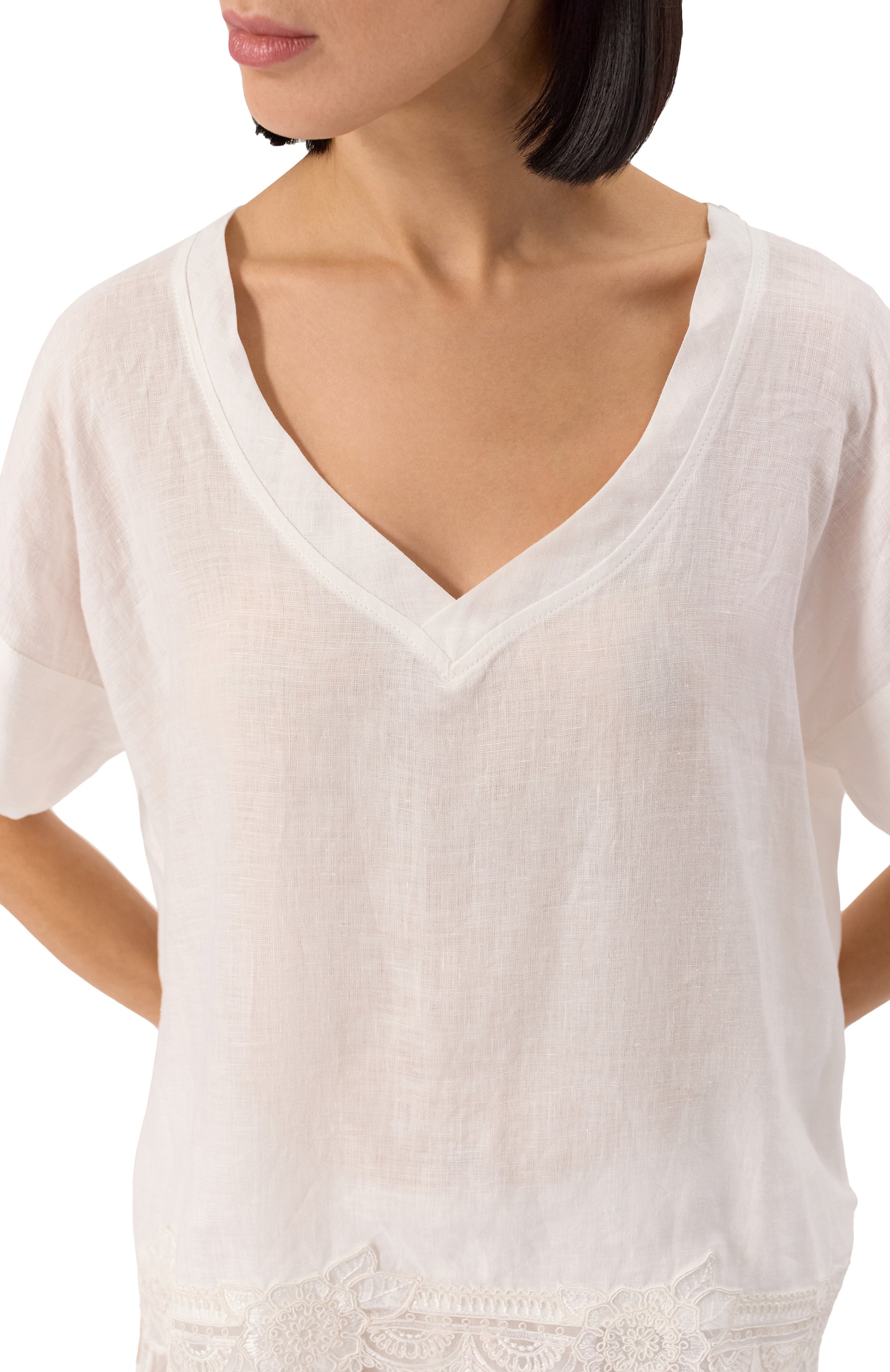 Топ изо льна и вискозы MAURIZIO, арт. W08040679, фото 5