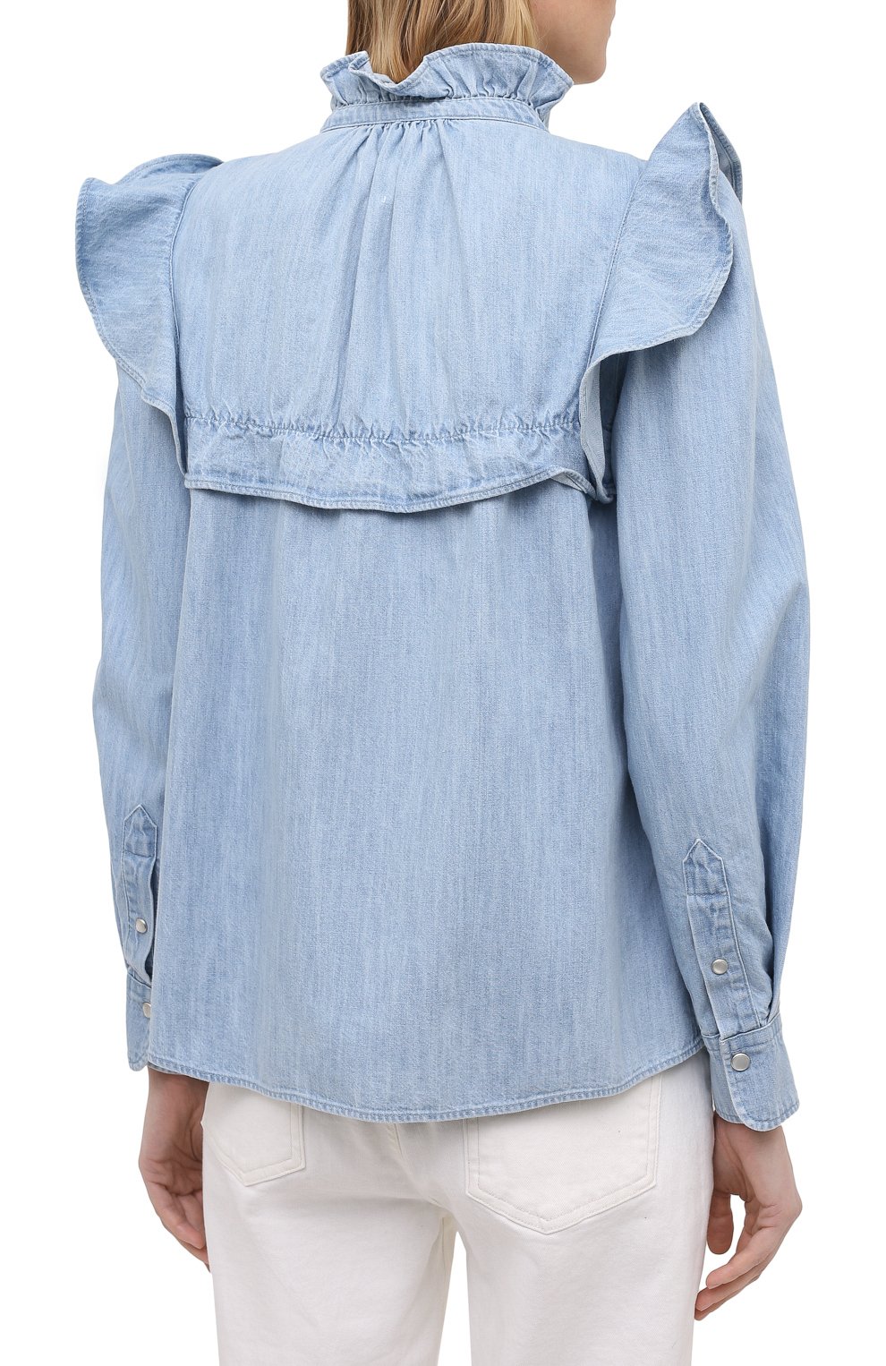 Джинсовая рубашка ISABEL MARANT ETOILE, арт. CH0617-21P023H/IDETY, фото 4