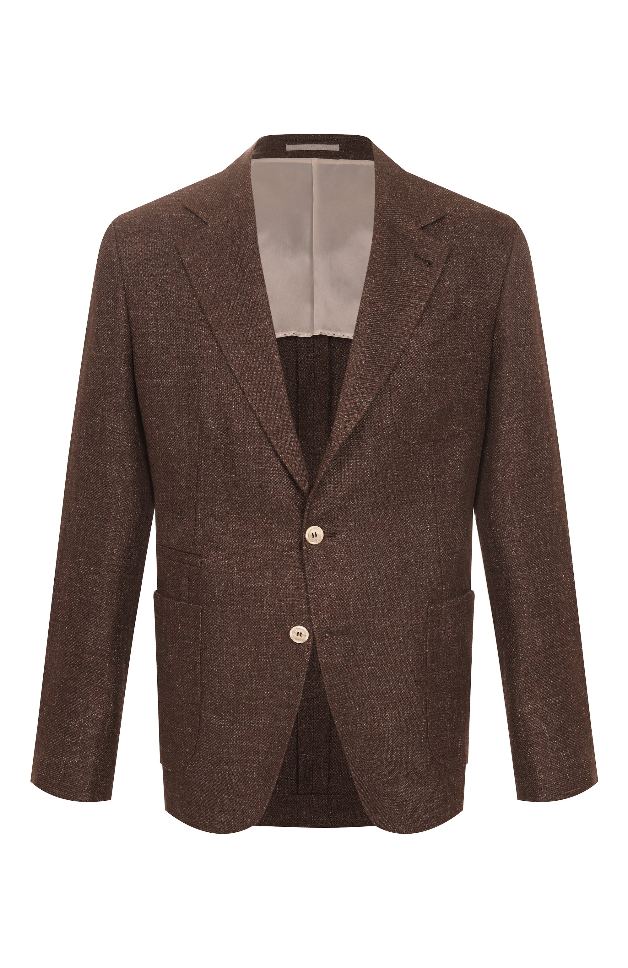 Пиджак изо льна и шерсти BRUNELLO CUCINELLI, арт. MW4827BND, фото 1