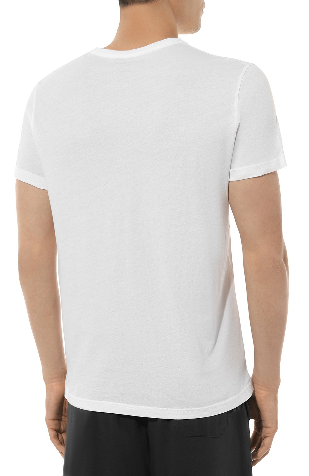 Хлопковая футболка DEREK ROSE белого цвета по цене 11450 руб., арт. 3053/RILE001, фото 4 Хлопковая футболка DEREK ROSE, арт. 3053/RILE001, фото 4