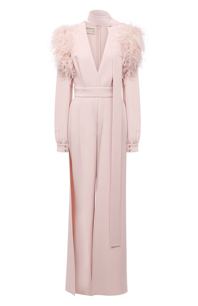 Комбинезон с отделкой перьями ELIE SAAB, арт. 12455, фото 1