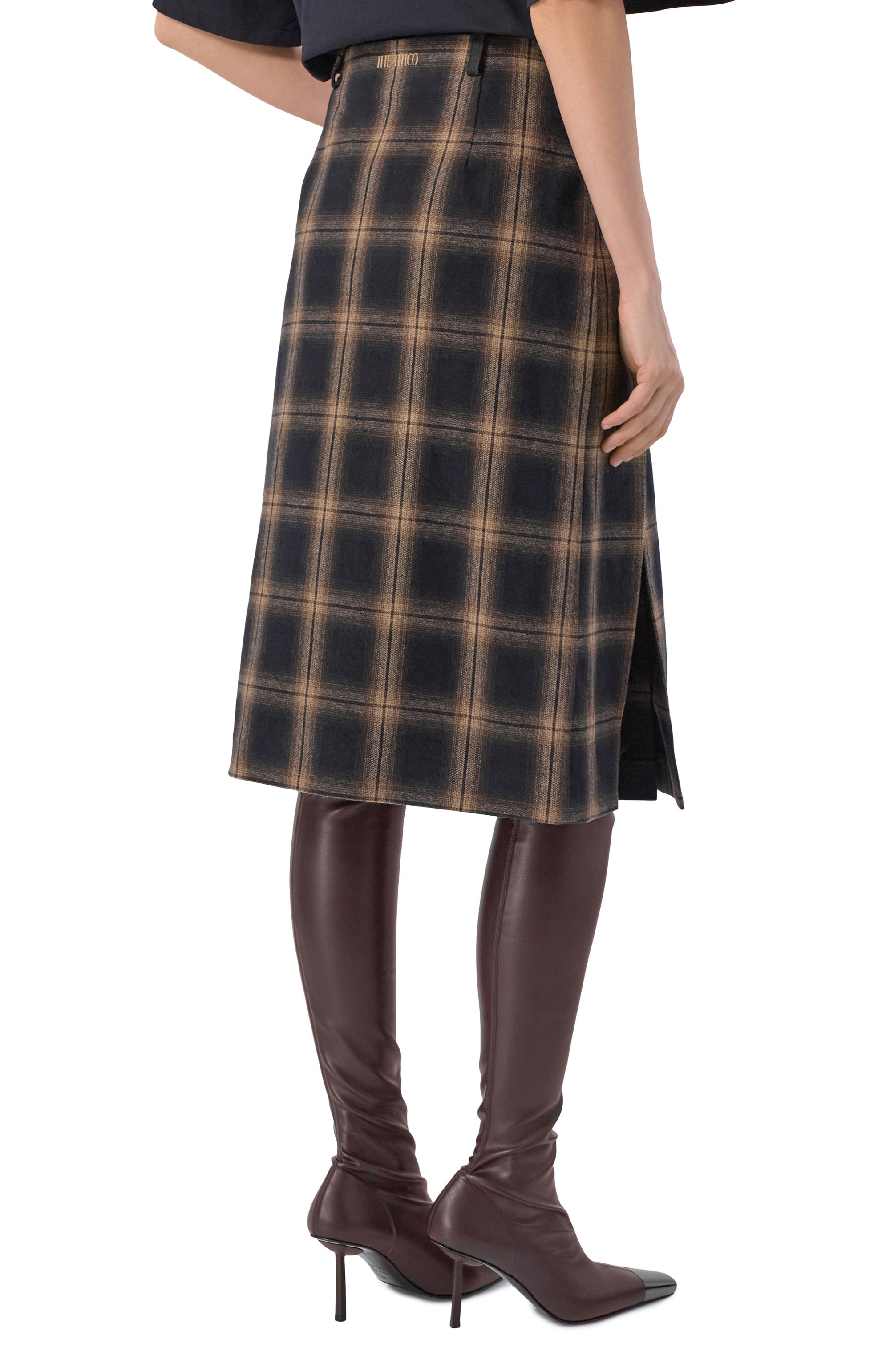 Хлопковая юбка THE ATTICO, арт. 260WCS00287/CCC124AA, фото 4