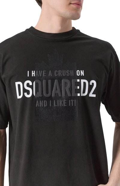 Хлопковая футболка DSQUARED2, арт. S74GD1405/S24583, фото 5