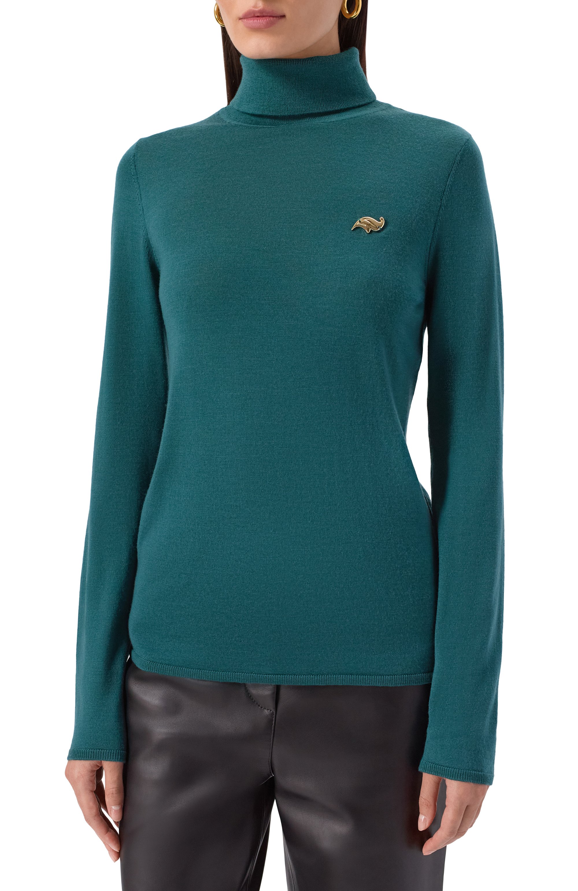 Шерстяная водолазка ХОХЛОМА Х АЛЕНА АХМАДУЛЛИНА, арт. WKT2116, фото 3