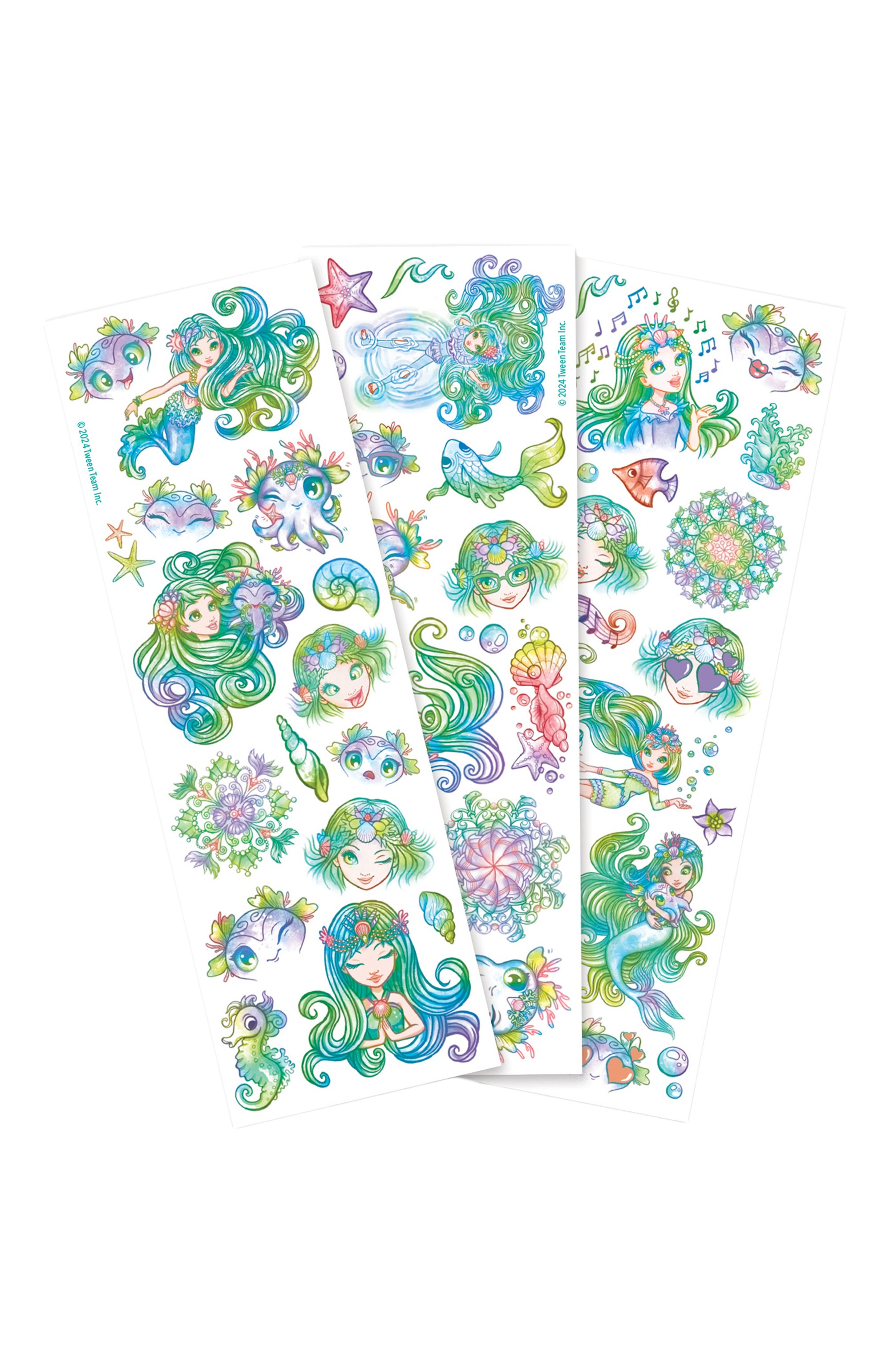 Набор временных татуировок space PAREMO зеленого цвета по цене 1020 руб., арт. 11458-2_NSDA, фото 2 Набор временных татуировок space PAREMO, арт. 11458-2_NSDA, фото 2