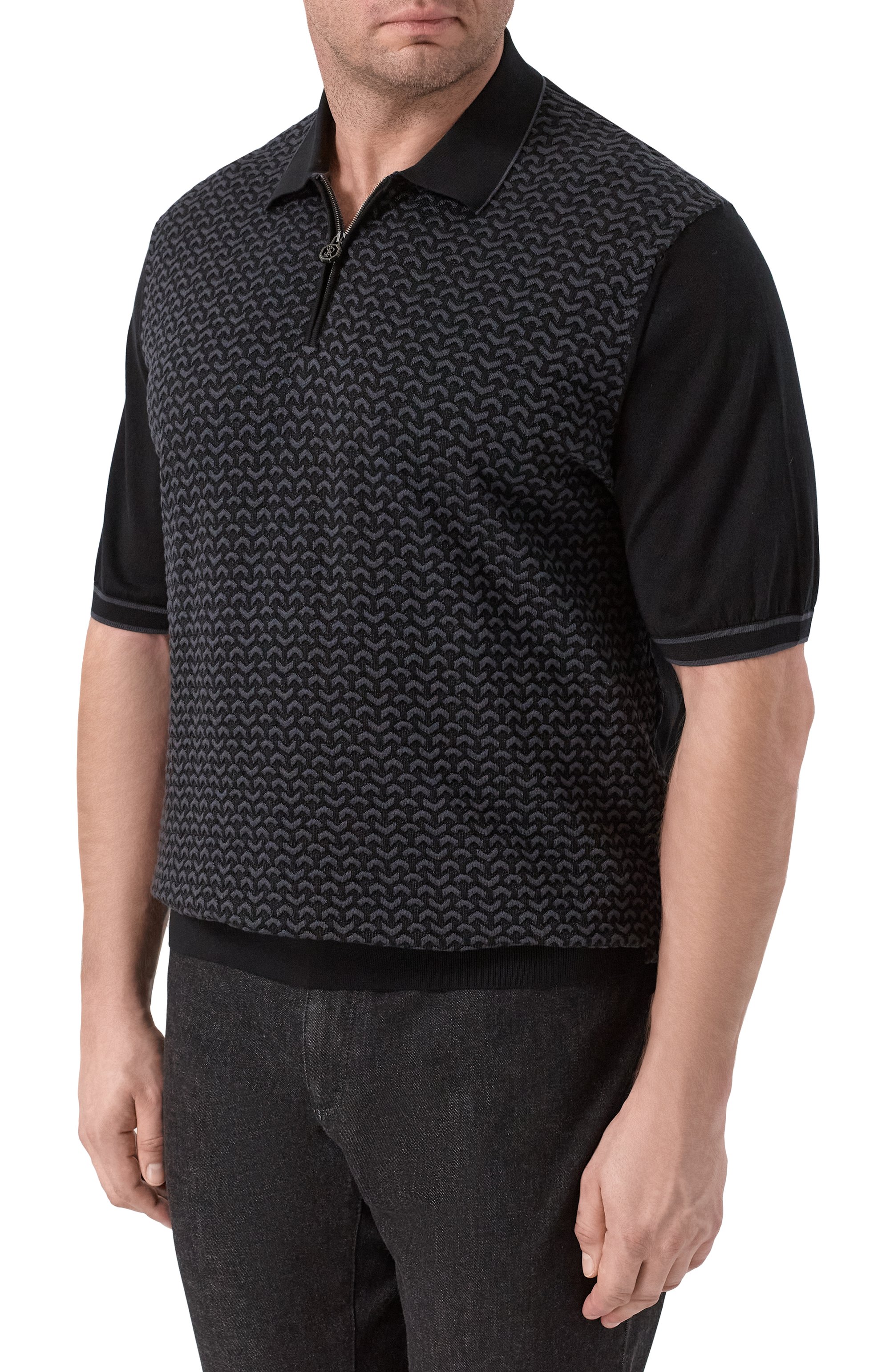 Поло из хлопка и шелка STEFANO RICCI, арт. K212037P31/F26193, фото 3