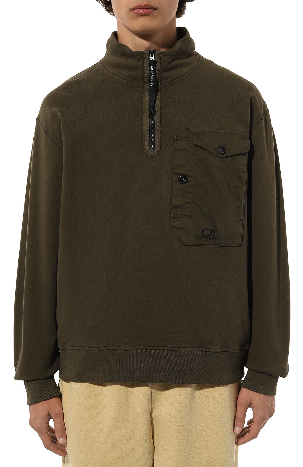 Хлопковый свитшот C.P. COMPANY, арт. 16CMSS249A110039M, фото 3